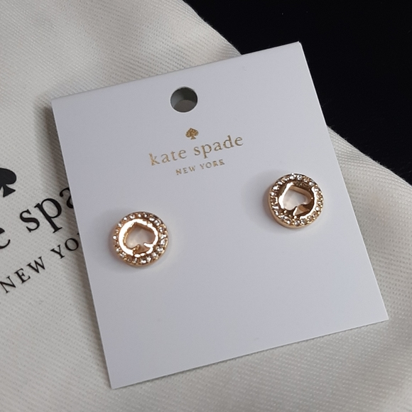 kate spade Jewelry - kate spade spot the spade gold stud earrings